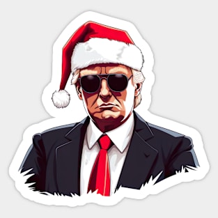 Trump as gangsta santa - 2 Sticker